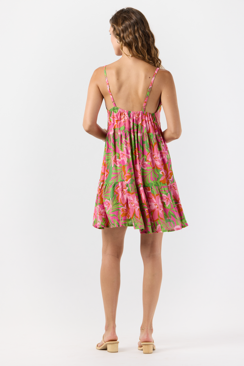 TIARE HAWAII Jenna Mini Dress Honduras Pink