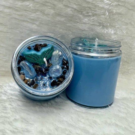 ELEMENT APOTHECARY MERMAID KISSES W/ ANGEL AURA CRYSTALS CANDLE