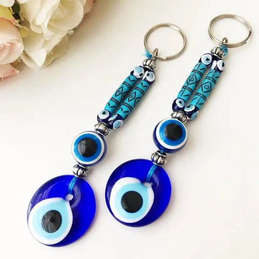 EVIL EYE BOHO KEYCHAIN