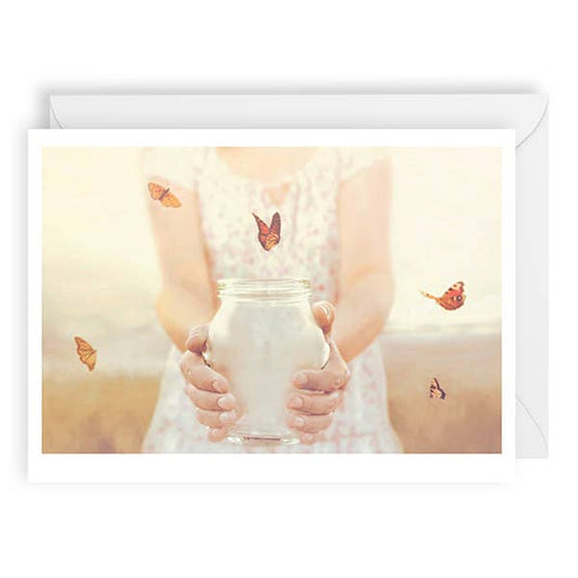 PALM PRESS GREETING CARDS BUTTERFLY RELEASE