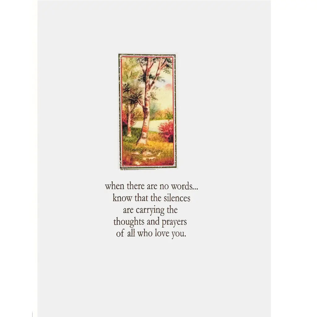 LUMIA BIRCH TREE SYPMATHY CARD