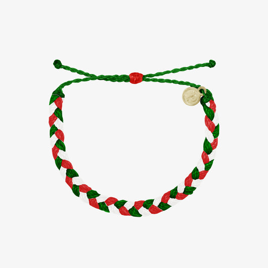 PURA VIDA BRAIDED BRACELET UNDER THE MISTLETOE