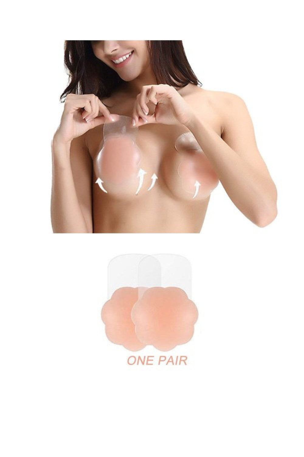 ANEMONE BREAST LIFT UP SILICONE PASTIES NUDE PLUS SIZE