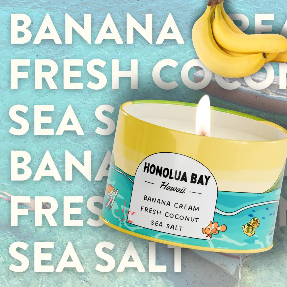 POSTCARDS Honolua Bay Hawaii Scented Destination Candle