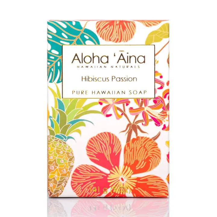 MAUI SOAP COMPANY Aloha 'aina - Hibiscus Passion Pure Hawaiian Soap