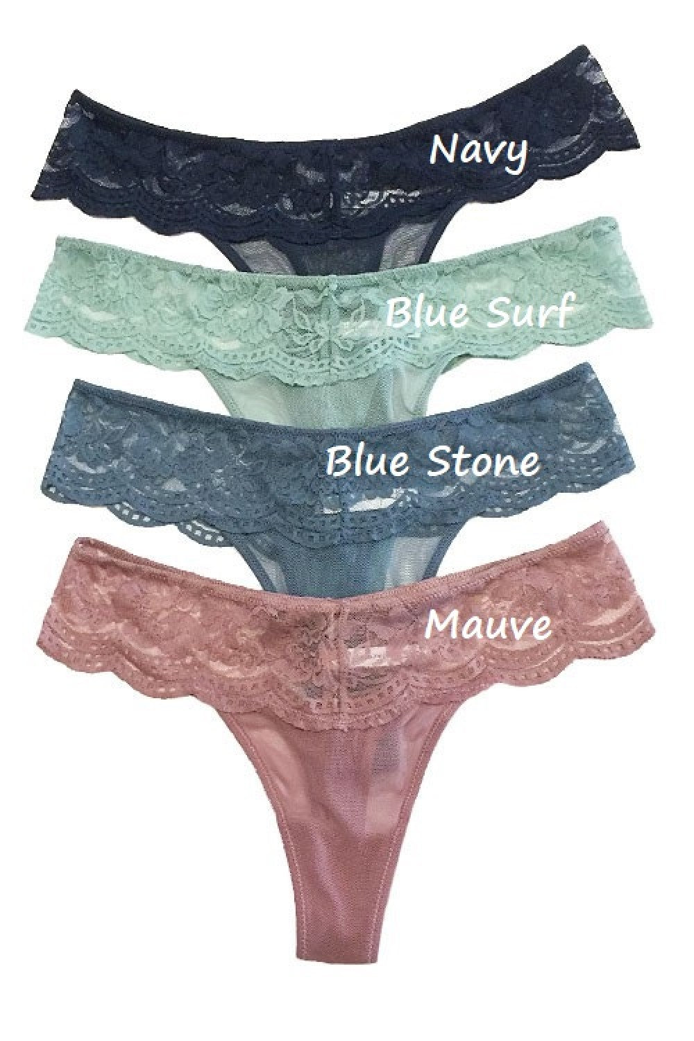 ANEMONE PRETTY LACE THONG ALL COLORS