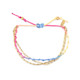 PURA VIDA Ombre Knot Layered Bracelet Rainbow