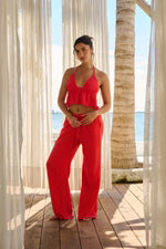 BLANCO BY NATURE OLIVIA TOP CHERRY