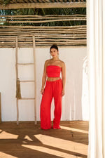 BLANCO BY NATURE CHARLOTTE TOP CHERRY