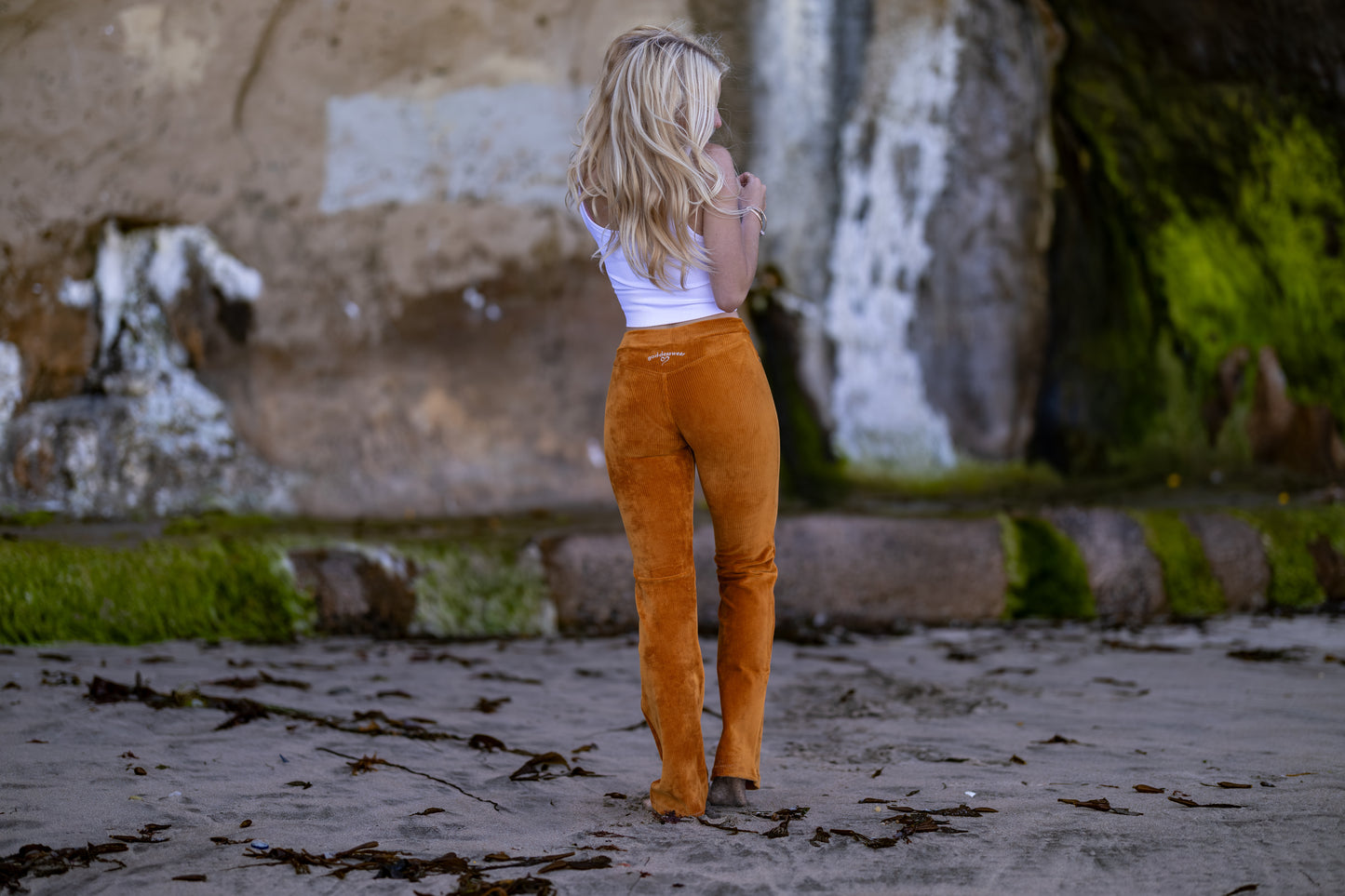 GODDESSWEAR CORDUROY CLASSIC LITE FLARE PANT HIGH WAIST 886