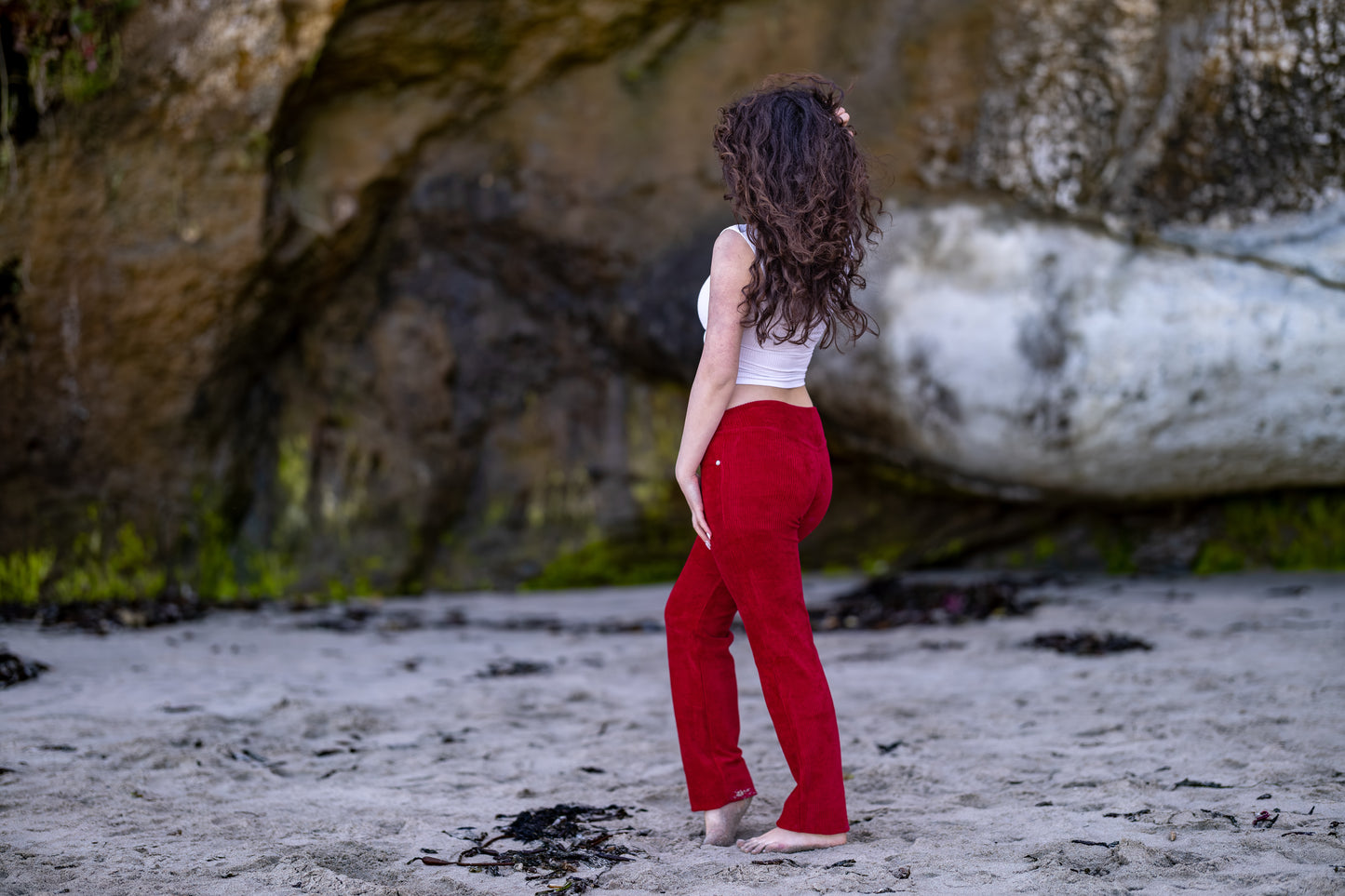 GODDESSWEAR CORDUROY CLASSIC FLARE PANT HIGH WAIST 886