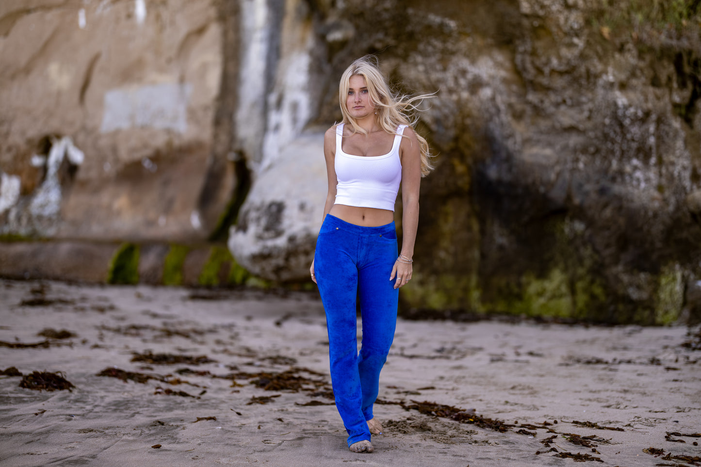 GODDESSWEAR CORDUROY CLASSIC FLARE PANT HIGH WAIST 886