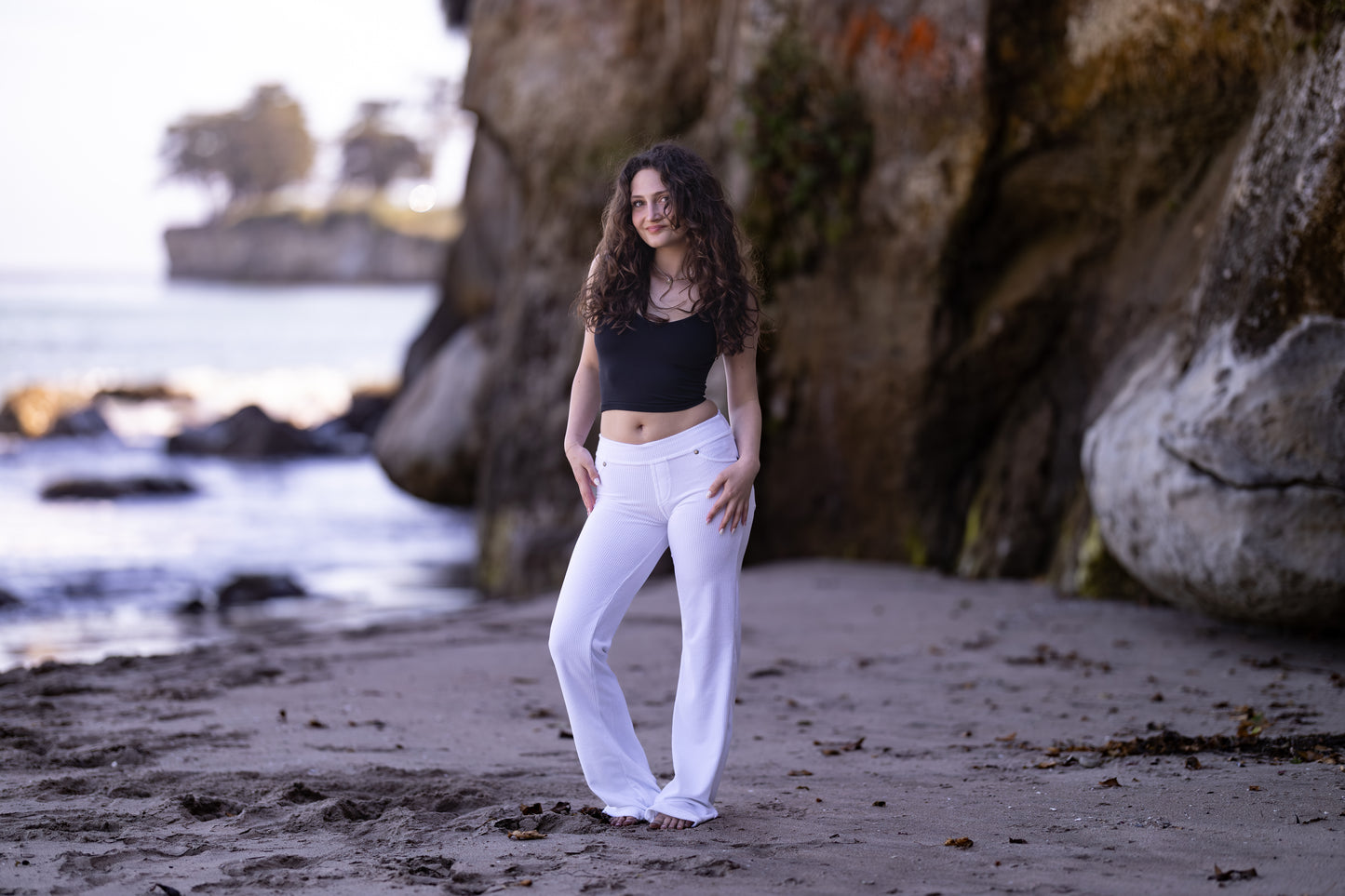 GODDESSWEAR CORDUROY CLASSIC FLARE PANT 886 HIGH WAIST PASTEL ULTRA LITE COLLECTION