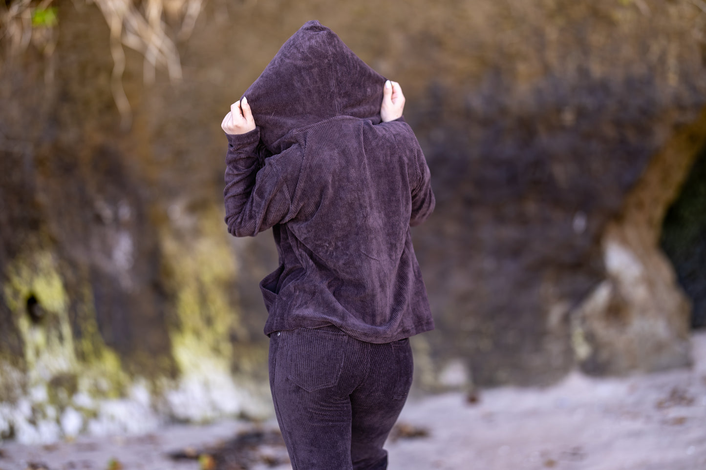 GODDESSWEAR CORDUROY HOODED JACKET 1249