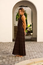 BLANCO BY NATURE SCARLETT DRESS ESPRESSO