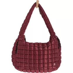 FREE PEOPLE MOVEMENT QUILTED CARRY ALL MULBERRY
