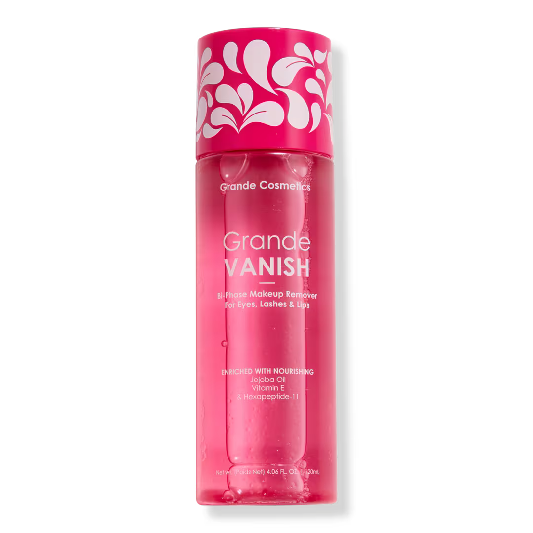 GRANDE LASH GrandeVANISH Bi-Phase Makeup Remover for Eyes, Lashes & Lips
