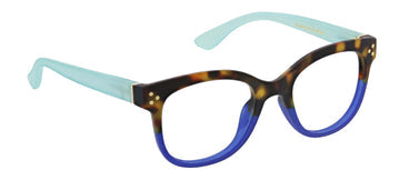 PEEPERS BLUE LIGHT READING GLASSES WALKING ON SUNSHINE TORTOISE/AQUA