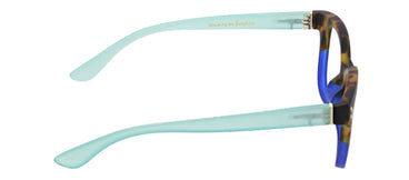 PEEPERS BLUE LIGHT READING GLASSES WALKING ON SUNSHINE TORTOISE/AQUA