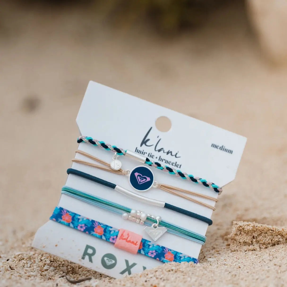 K'lani X Roxy Ocean Bloom Hair Tie Bracelet