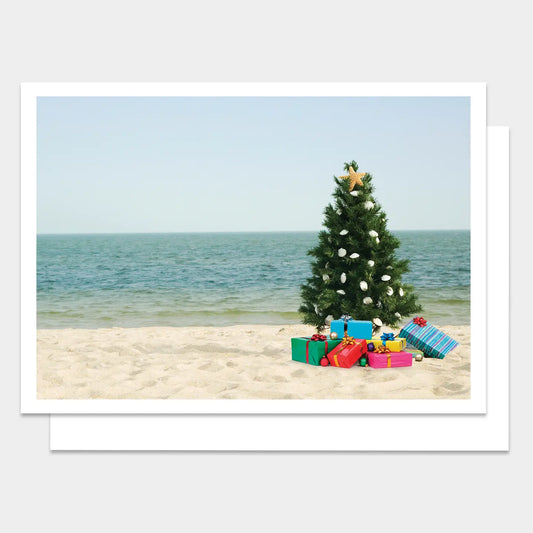 PALM PRESS GREETING CARDS CHRISTMAS ON THE BEACH