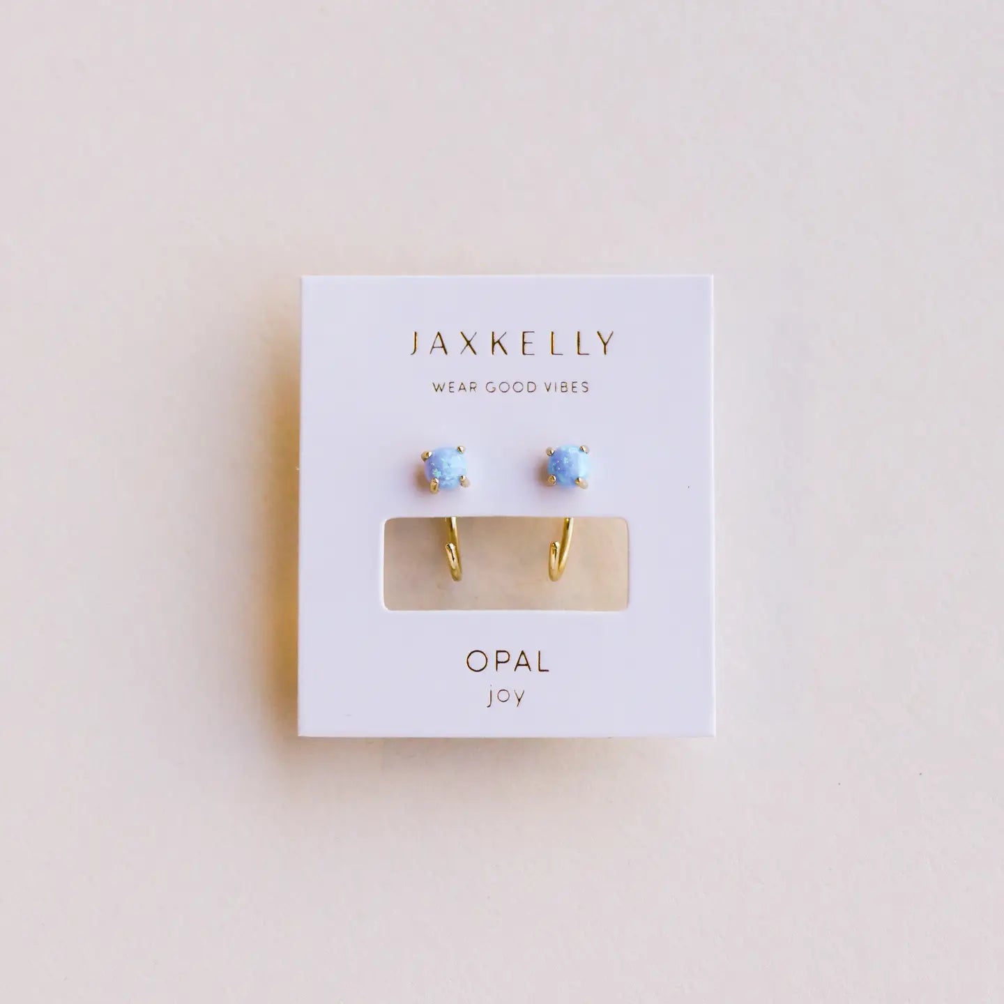 JAXKELLY  Huggies - Fire Opal - Earrings