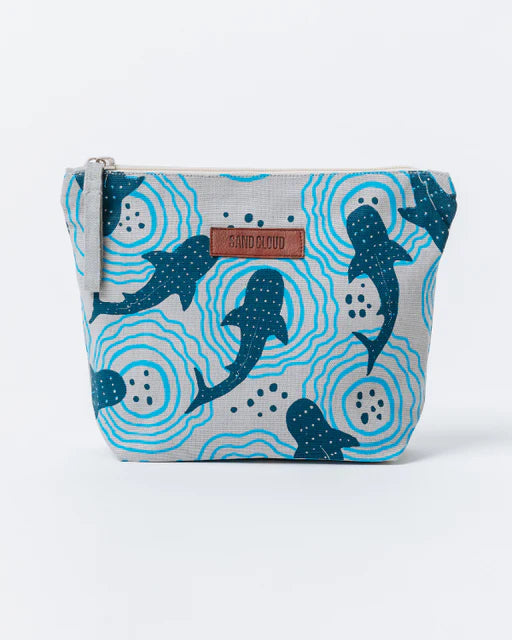 SAND CLOUD SHARK RIPPLES ZIPPER POUCH