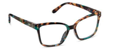 PEEPERS READING GLASSES BLUE LIGHT OCTAVIA TEAL BOTANICO