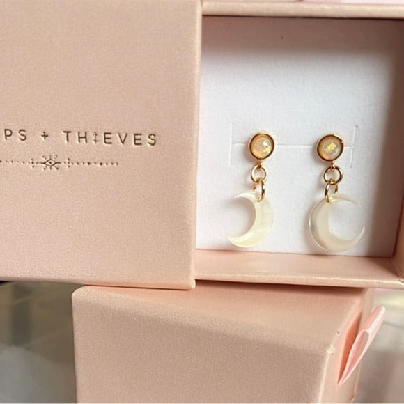 TRAMPS + THIEVES Goodnight Moon Earrings