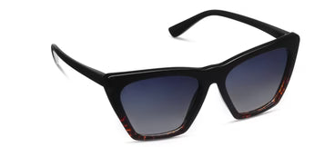 PEEPERS SUNGLASSES FIJI POLARIZED SUNGLASSES BLACK LEOPARD TORTOISE