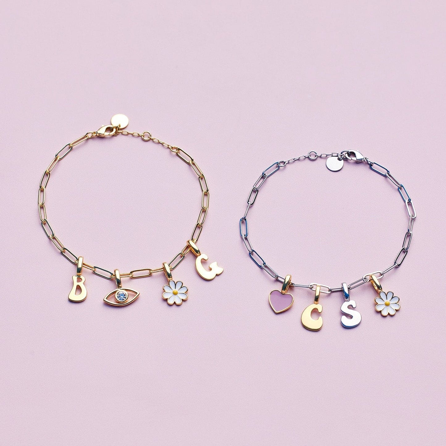 PURA VIDA HARPER PAPERCLIP CHAIN BRACELET SILVER