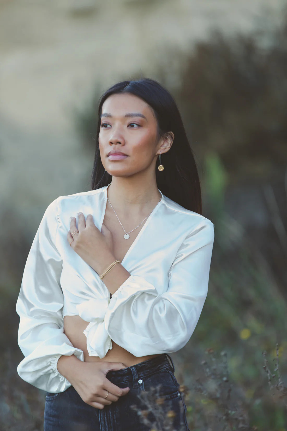 Desert Moon Design  Saige Drops Sterling Silver