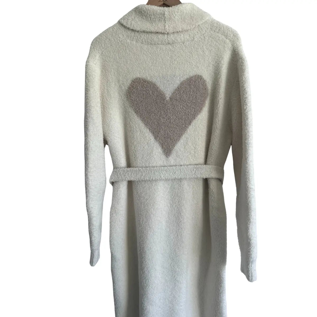LOCAL BEACH LOVE COLLECTION HEART LUX ROBE CREAM /SAND