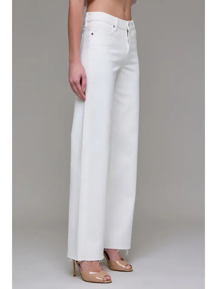 HIDDEN JEAN MID RISE LOGAN DAD JEAN PEARL WASH