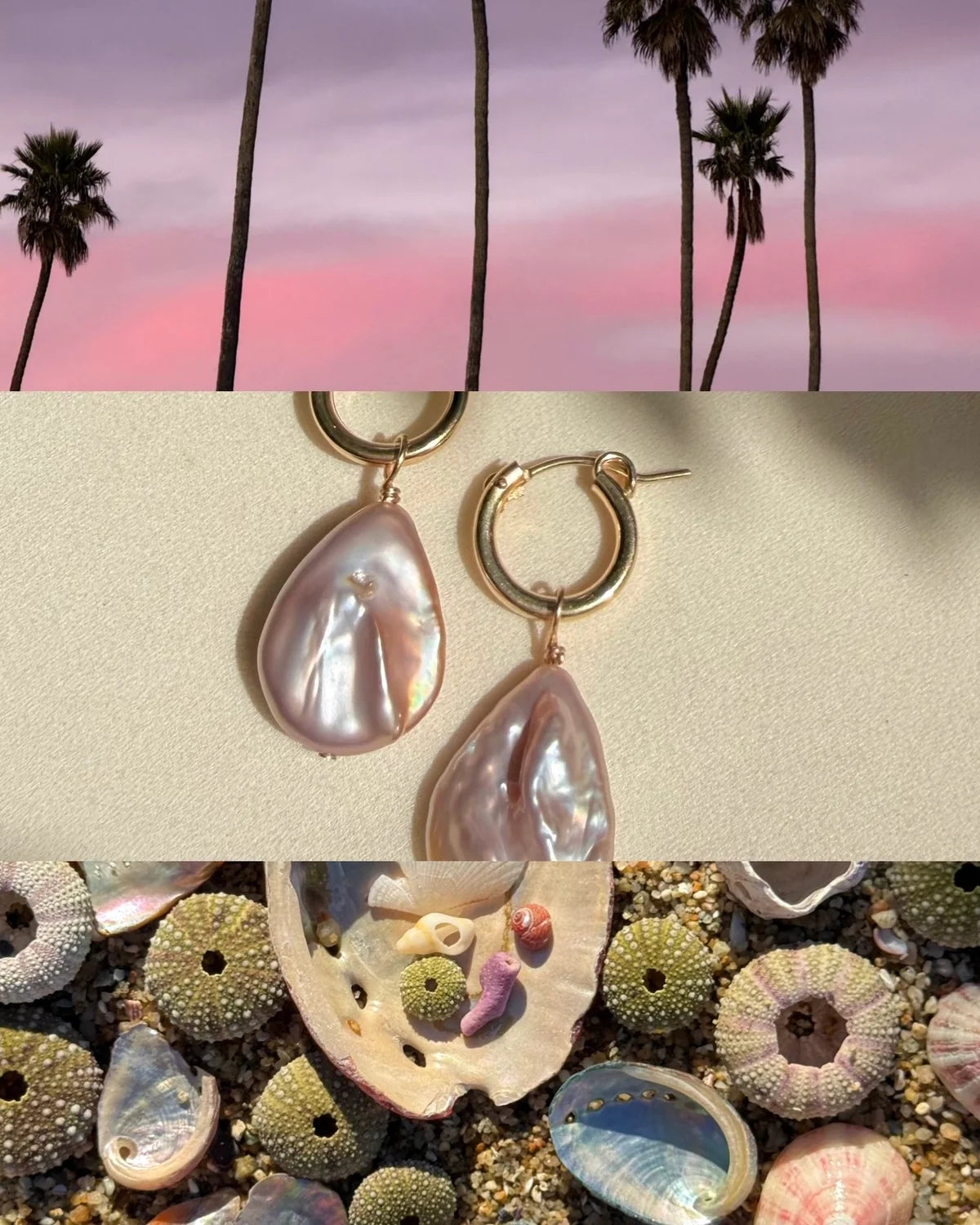 In Situ Tavira Hoops 14K gf