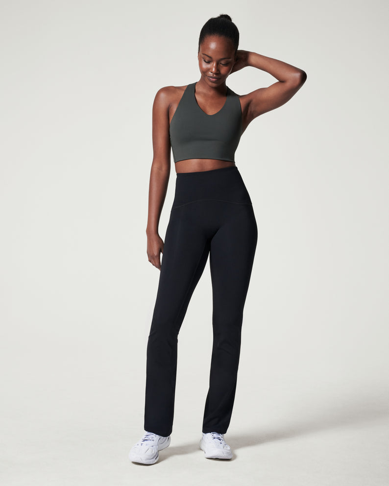 SPANX THE BOOTY BOOST FLARE YOGA PANT BLACK