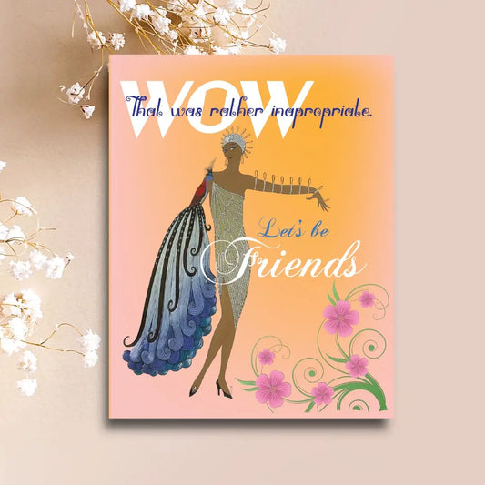 PAPER SLUTS GREETING CARD KICK UP YOUR HEELS