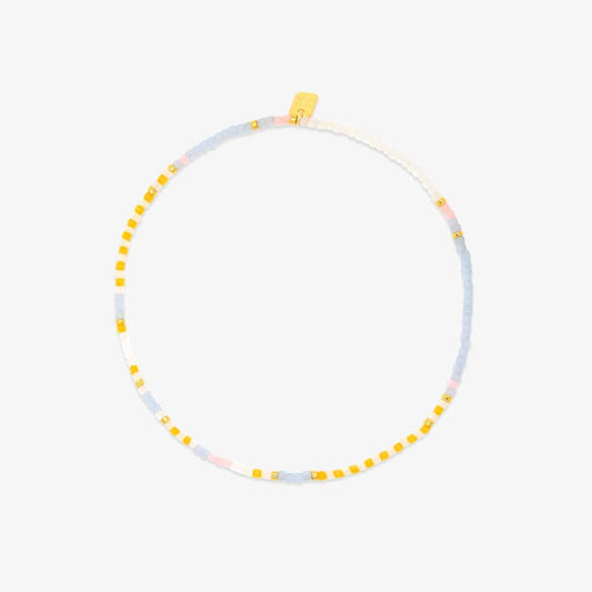 PURA VIDA PINEAPPLE CRUSH BEAD STRETCH ANKLET