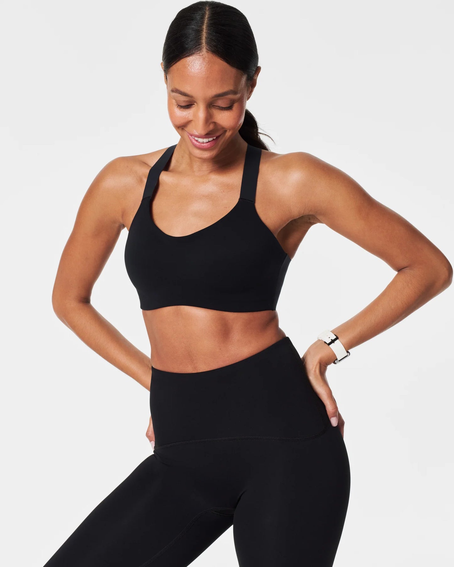 SPANX Spanx® Flexfeel Medium Impact Sports Bra Black