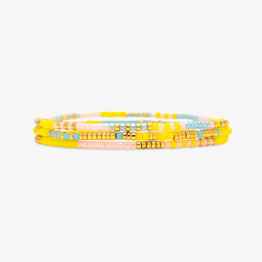 PURA VIDA SUNSET BEACH STRETCH BRACELET SET OF 3