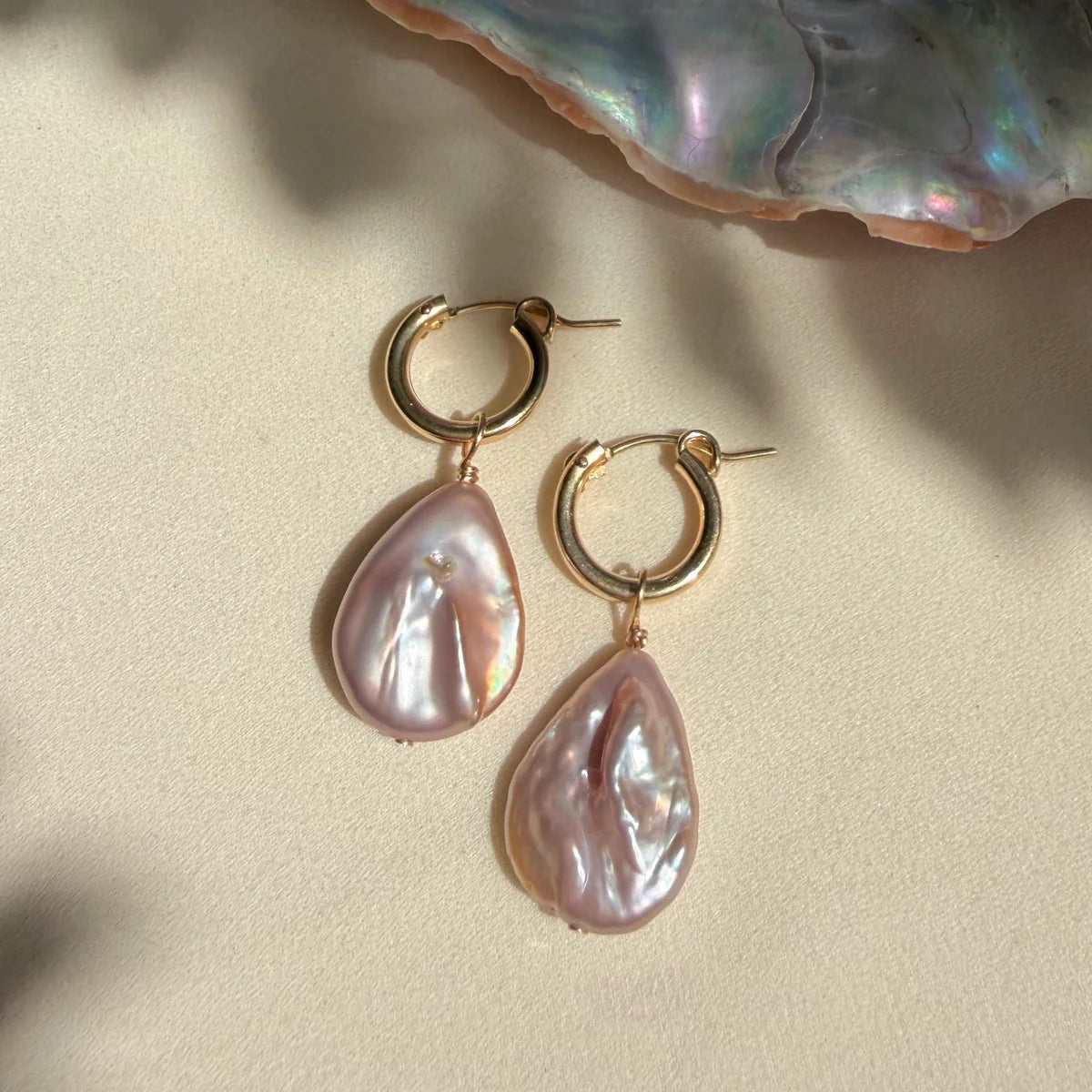In Situ Tavira Hoops 14K gf