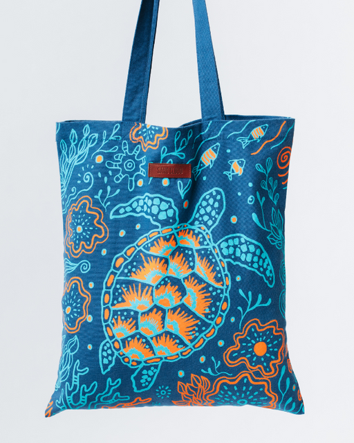 SAND CLOUD REEF TURTLES EVERYDAY TOTE