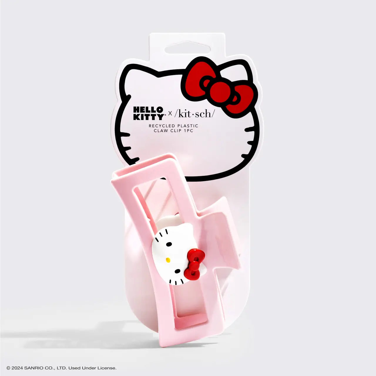 KITSCH Hello Kitty X Kitsch Recycled Jumbo Open Clawclip-Kitty Face