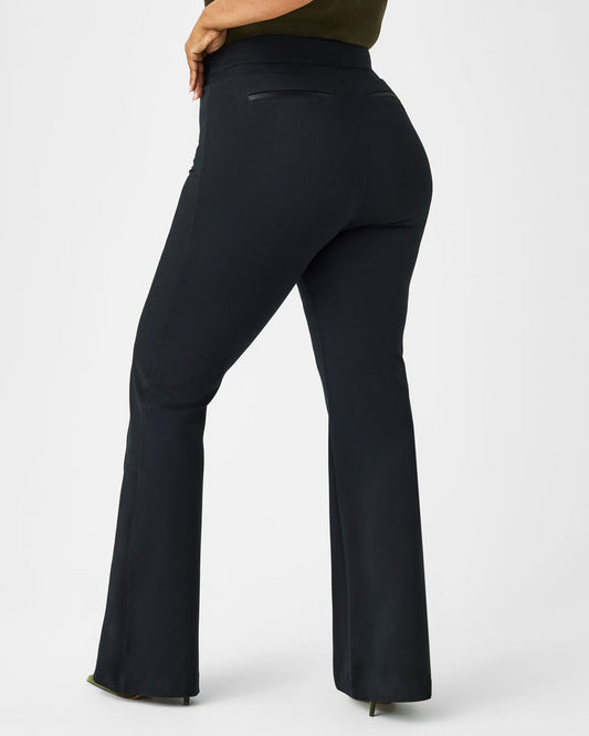 SPANX THE PERFECT PANT HIGH RISE FLARE CLASSIC BLACK
