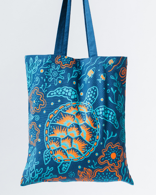 SAND CLOUD REEF TURTLES EVERYDAY TOTE