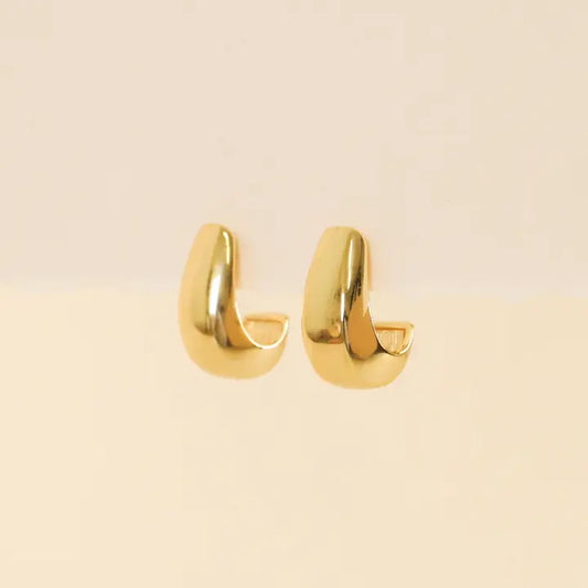 JAXKELLY Bold Drop Gold Earrings