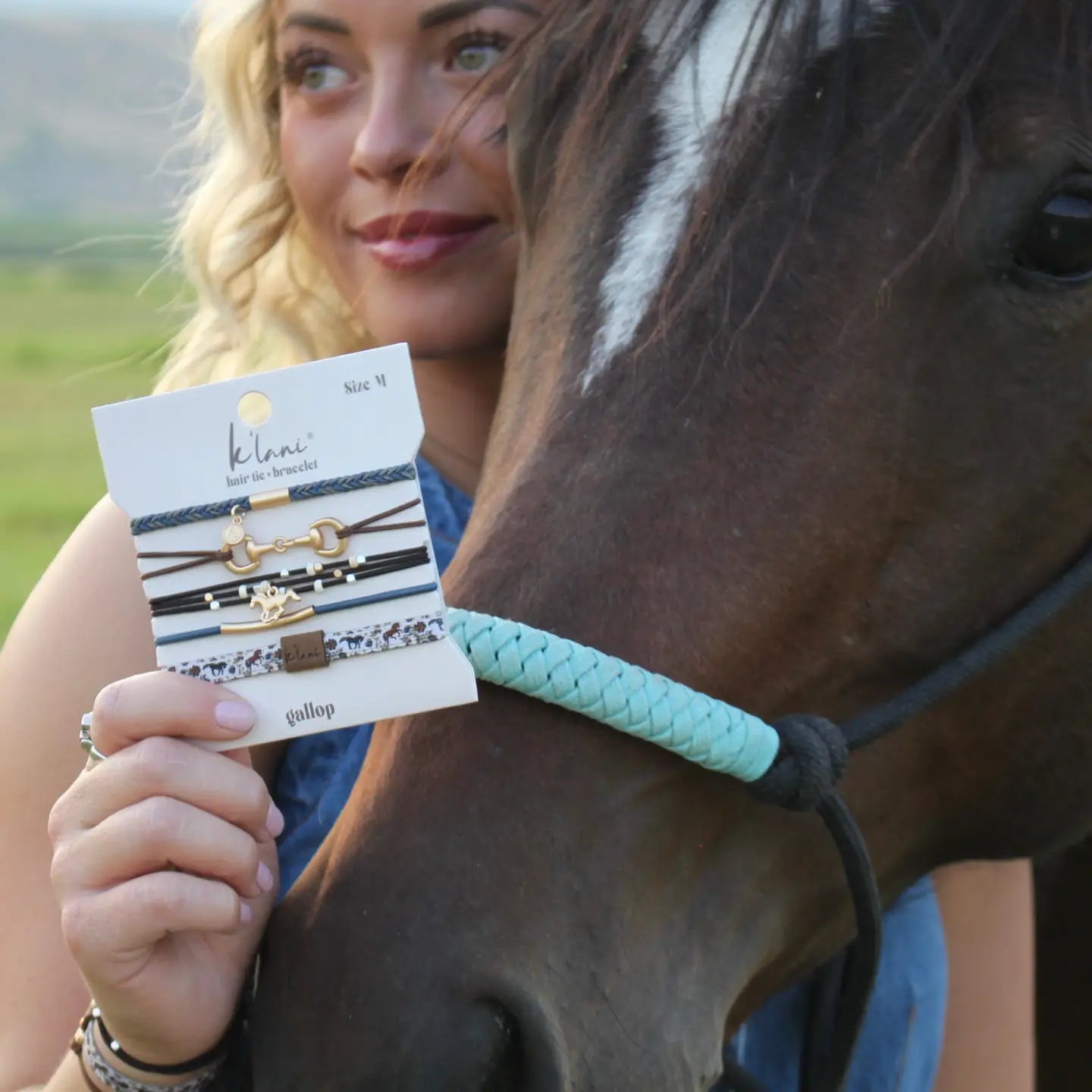 K'LANI HAIR TIE BRACELETS GALLOP