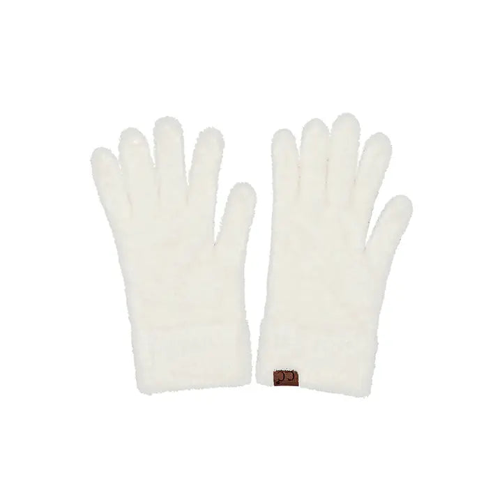 CC BEANIE  Plush Terry Chenille Gloves MULTIPLE COLORS