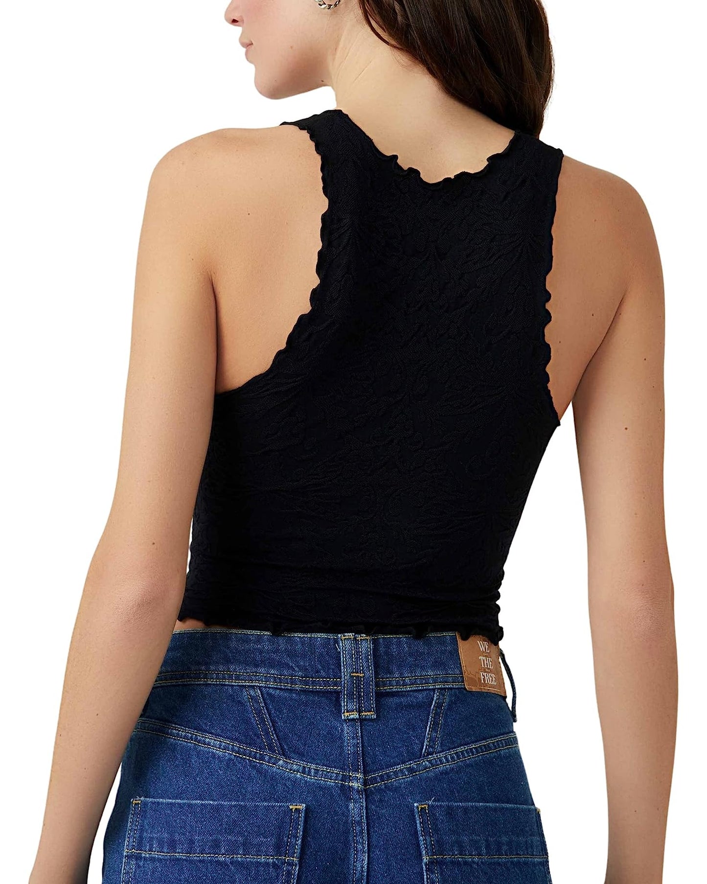 FREE PEOPLE HERE FOR YOU CAMI BLACK