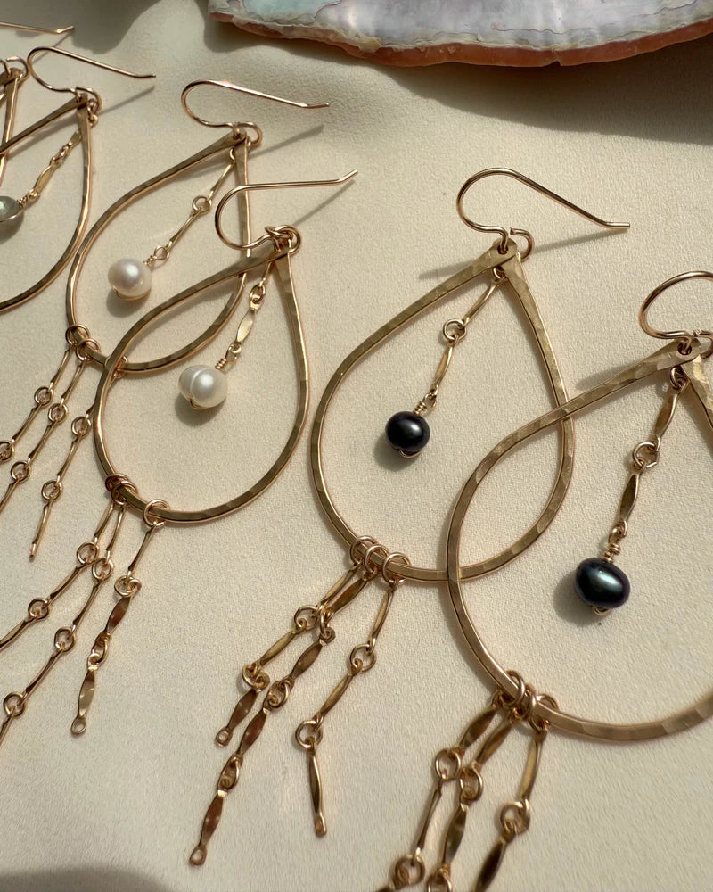 In Situ Ipanema Earrings 14k gf white pearl